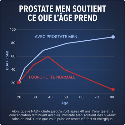 Liposomal NAD+ pour hommes